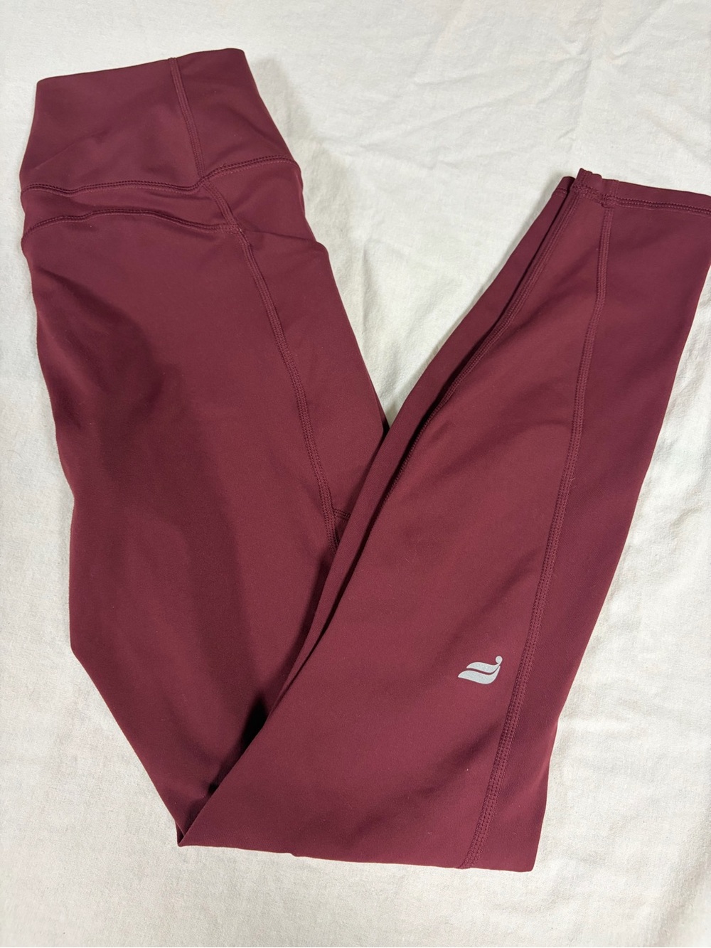 Fabletics Burgundy High-Waist  Leggings size medium